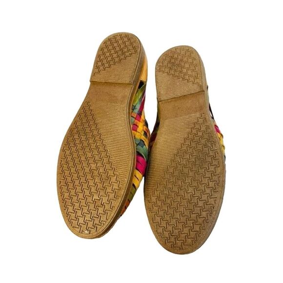 Calzado Ortega Lissandra Womens Sandals Huraches Rainbow Leather Made Mexico 7.5 - Picture 8 of 8